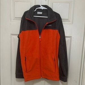 Columbia Fleece Jacket Full Zip Pockets Cozy‎ Warm Blue Coat kids M